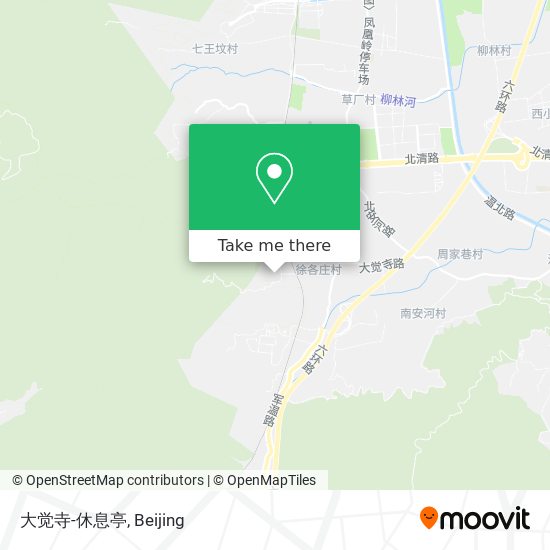 大觉寺-休息亭 map