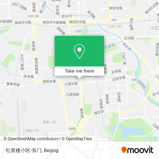 红星楼小区-东门 map