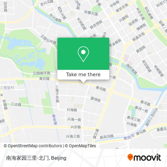 南海家园三里-北门 map