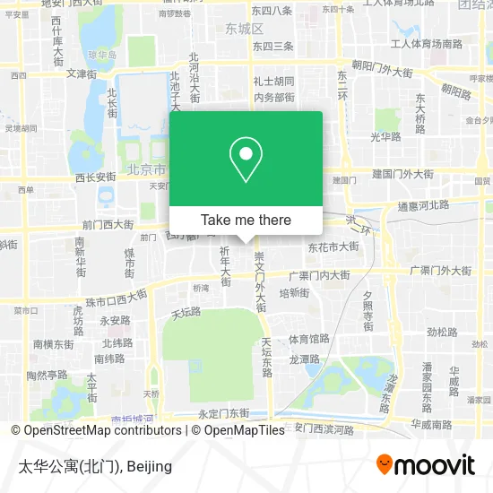 太华公寓(北门) map
