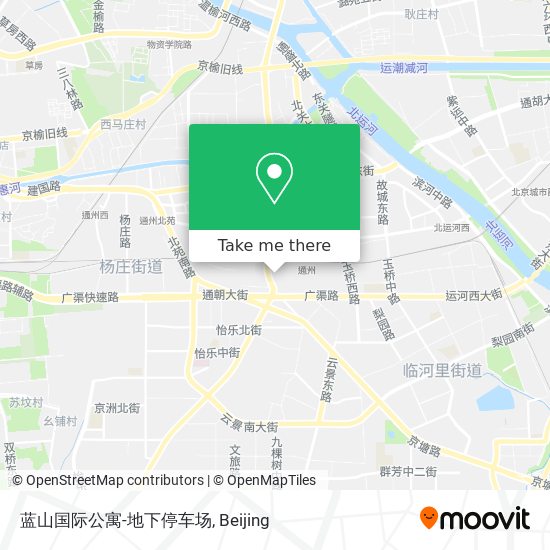 蓝山国际公寓-地下停车场 map