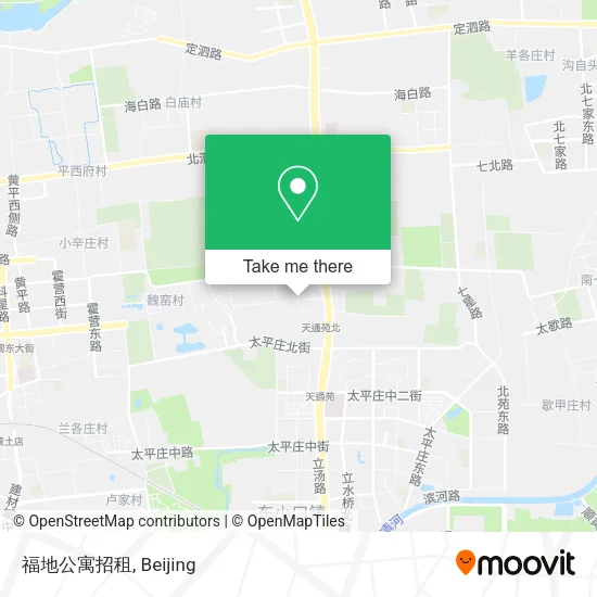 福地公寓招租 map