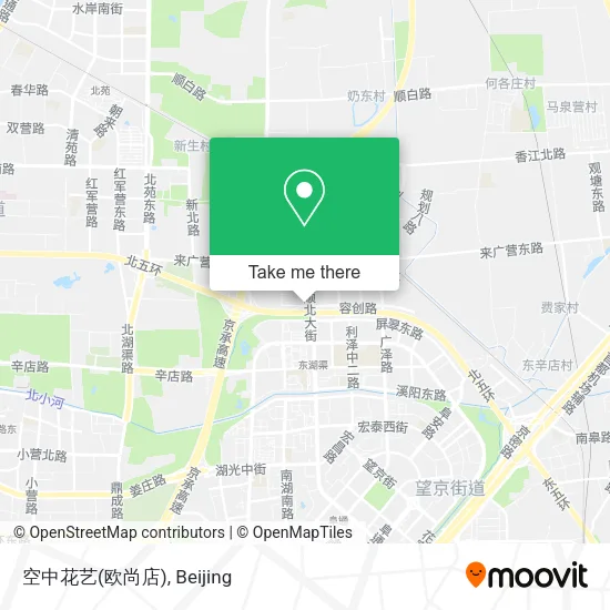 空中花艺(欧尚店) map