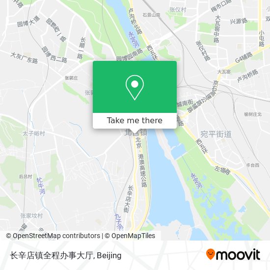 长辛店镇全程办事大厅 map