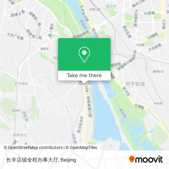 长辛店镇全程办事大厅 map