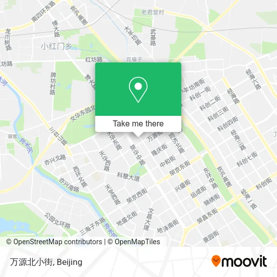 万源北小街 map