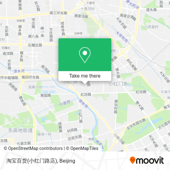 淘宝百货(小红门路店) map