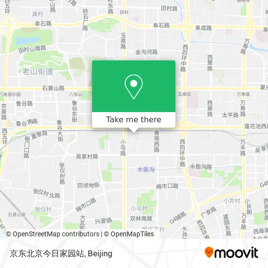 京东北京今日家园站 map