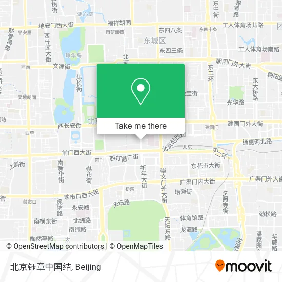 北京钰章中国结 map