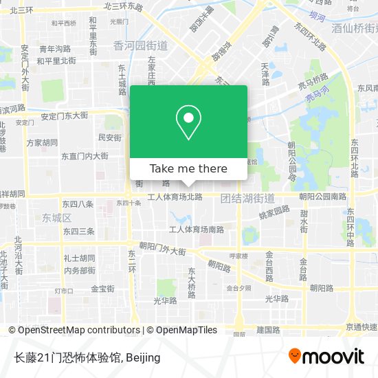长藤21门恐怖体验馆 map
