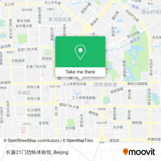 长藤21门恐怖体验馆 map