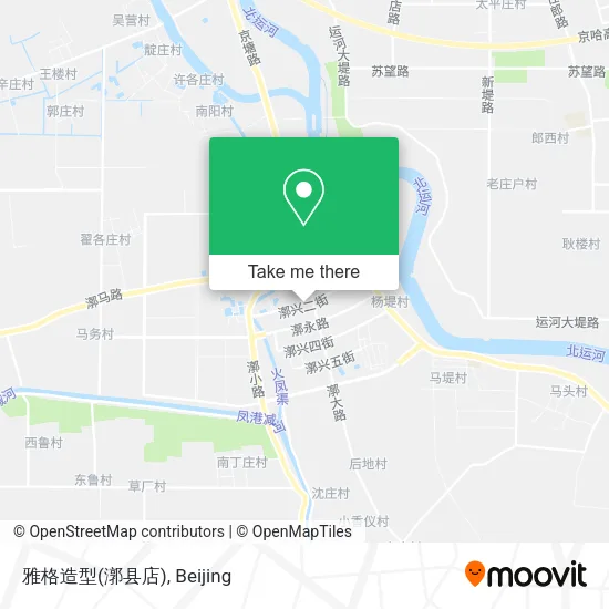 雅格造型(漷县店) map