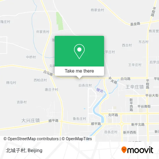 北城子村 map