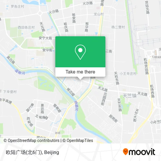 欧陆广场(北6门) map