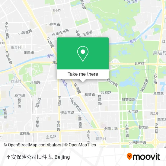 平安保险公司旧件库 map