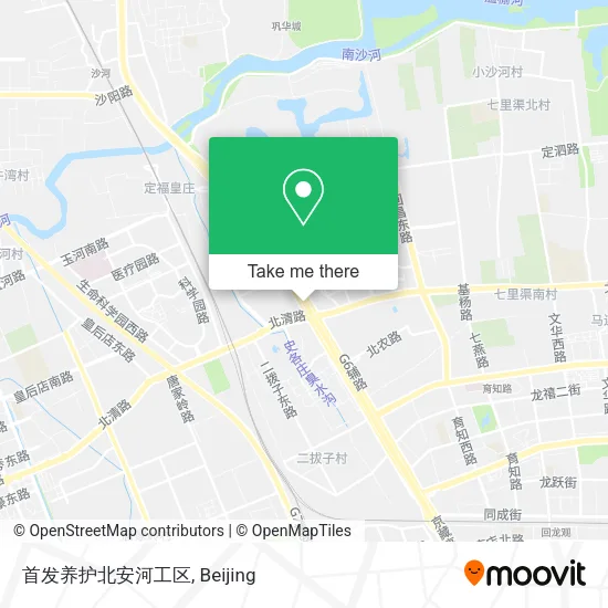 首发养护北安河工区 map