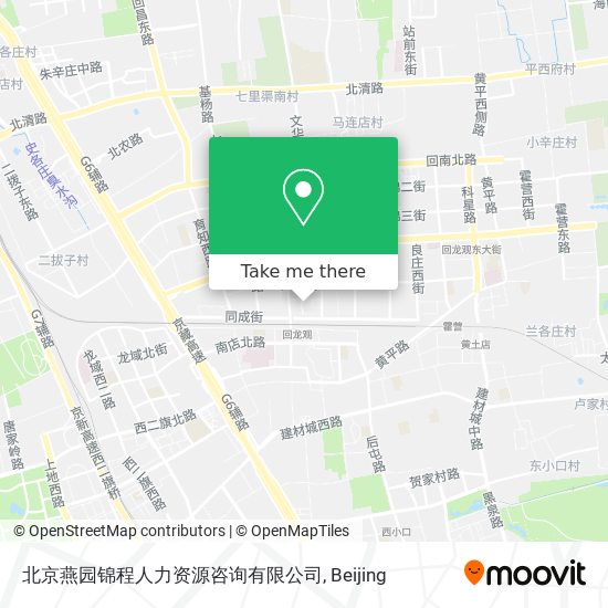 北京燕园锦程人力资源咨询有限公司 map