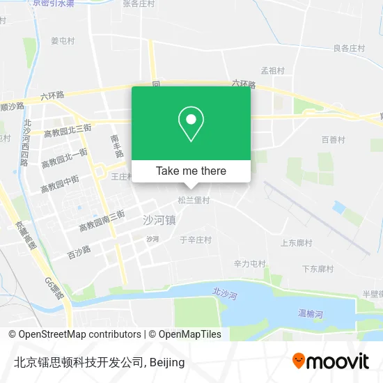 北京镭思顿科技开发公司 map
