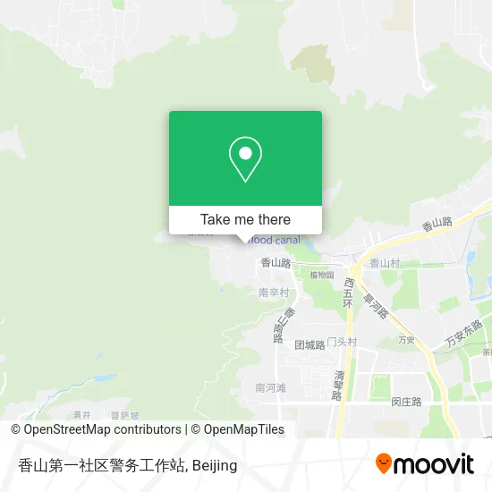 香山第一社区警务工作站 map