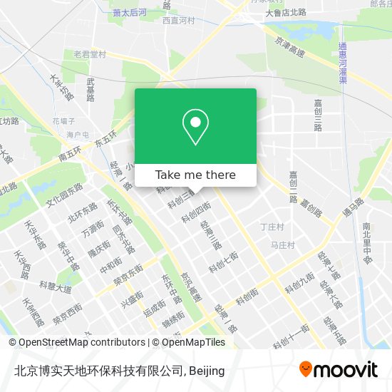 北京博实天地环保科技有限公司 map