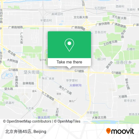 北京奔驰4S店 map
