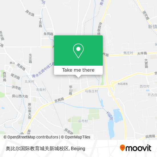 奥比尔国际教育城关新城校区 map