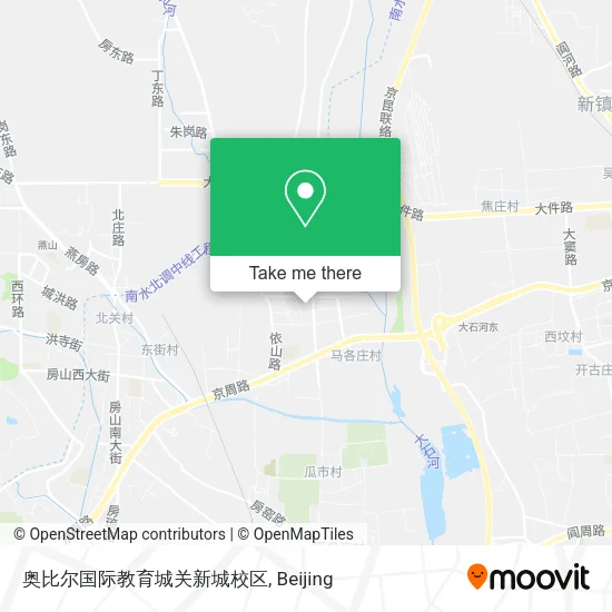 奥比尔国际教育城关新城校区 map