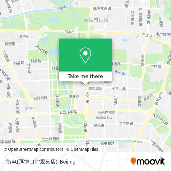 街电(拜博口腔观巢店) map
