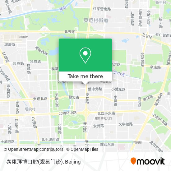 泰康拜博口腔(观巢门诊) map