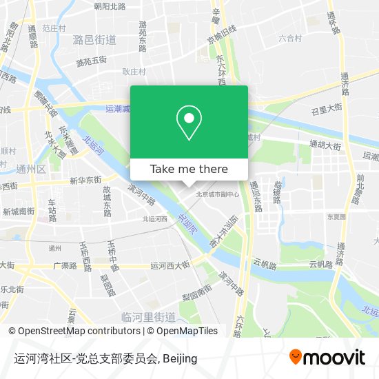 运河湾社区-党总支部委员会 map