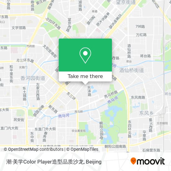 潮·美学Color Player造型品质沙龙 map
