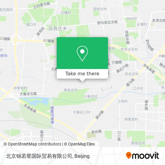北京锦若星国际贸易有限公司 map