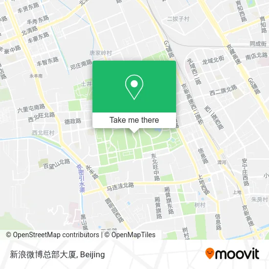 新浪微博总部大厦 map