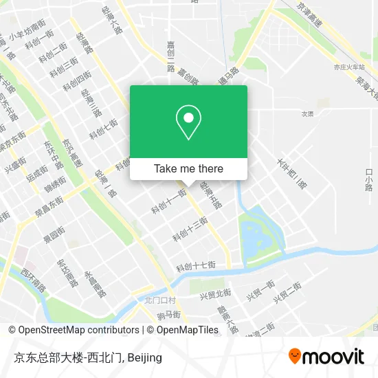 京东总部大楼-西北门 map