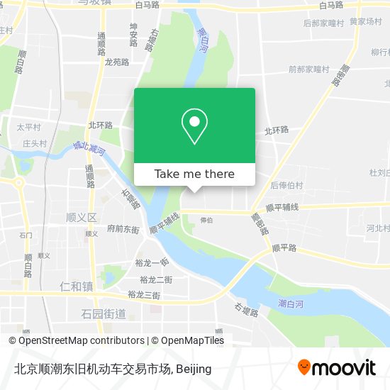 北京顺潮东旧机动车交易市场 map
