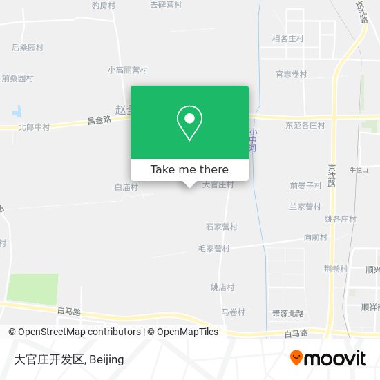 大官庄开发区 map
