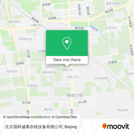 北京国科诚泰农牧设备有限公司 map