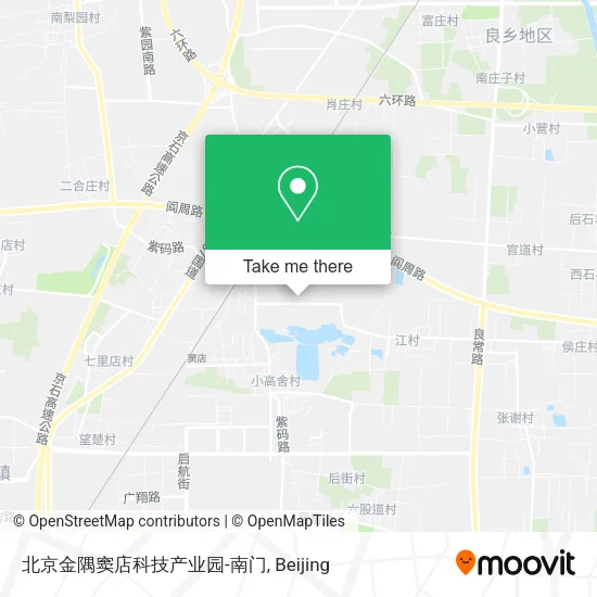 北京金隅窦店科技产业园-南门 map