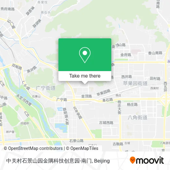 中关村石景山园金隅科技创意园-南门 map