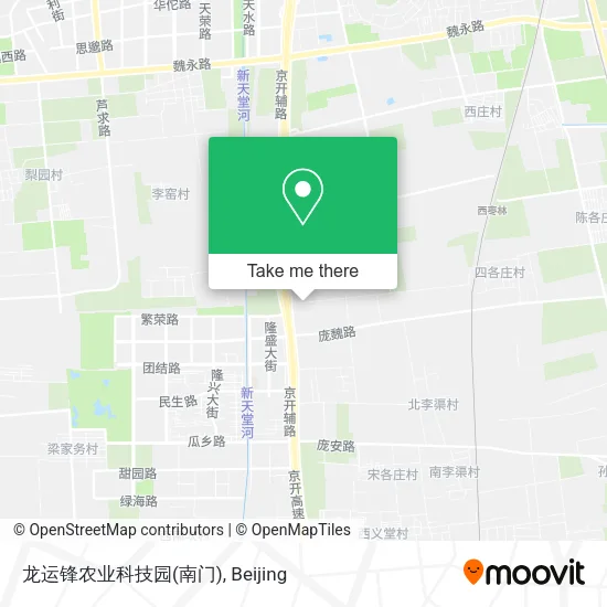 龙运锋农业科技园(南门) map