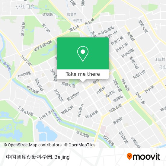 中国智库创新科学园 map