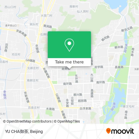 YU CHA御茶 map