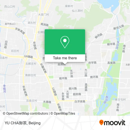 YU CHA御茶 map