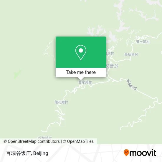 百瑞谷饭庄 map