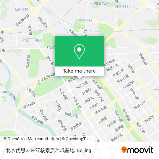 北京优思未来双核素质养成基地 map
