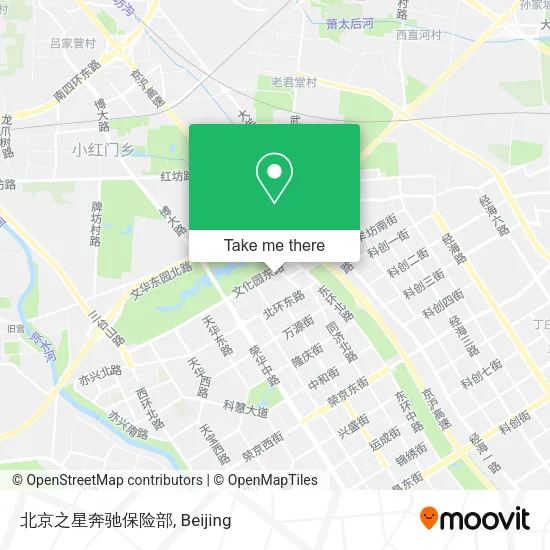 北京之星奔驰保险部 map