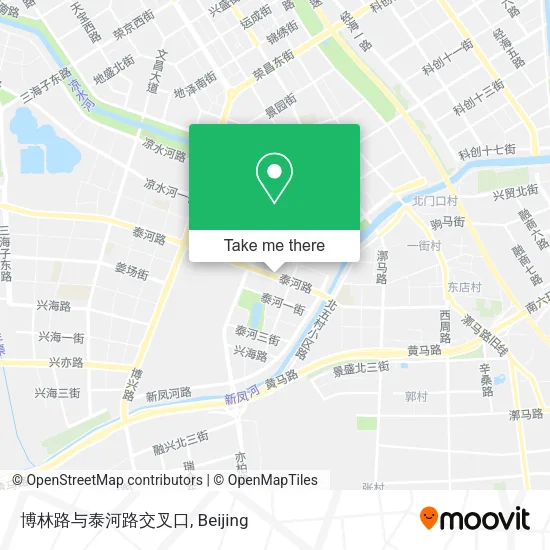博林路与泰河路交叉口 map