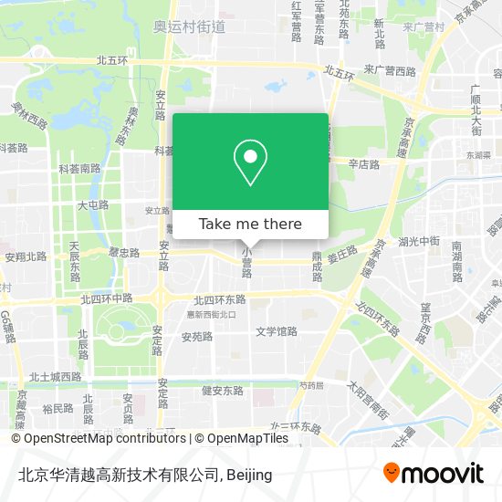 北京华清越高新技术有限公司 map