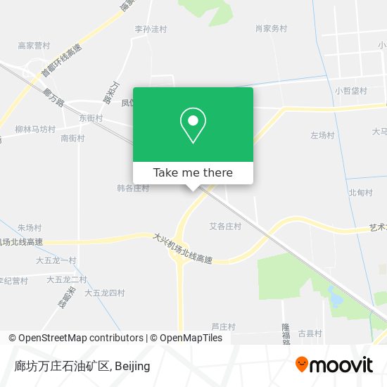 廊坊万庄石油矿区 map