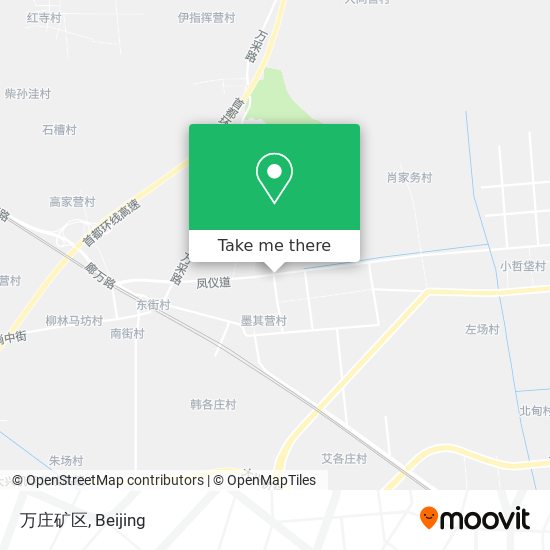 万庄矿区 map